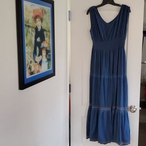 Maxi denim dress